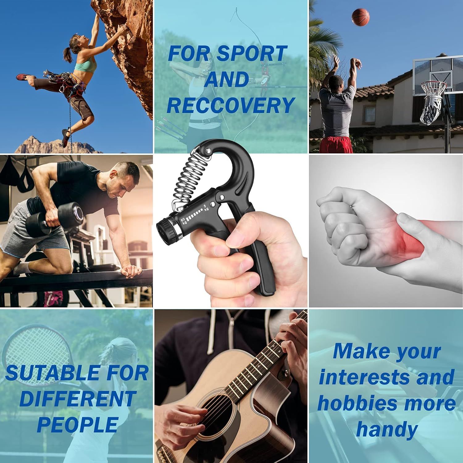 Demonstrates the product's versatility across multiple activities and user scenarios, from athletic performance to recovery to everyday hobbies, reassuring shoppers that it fits diverse lifestyles…