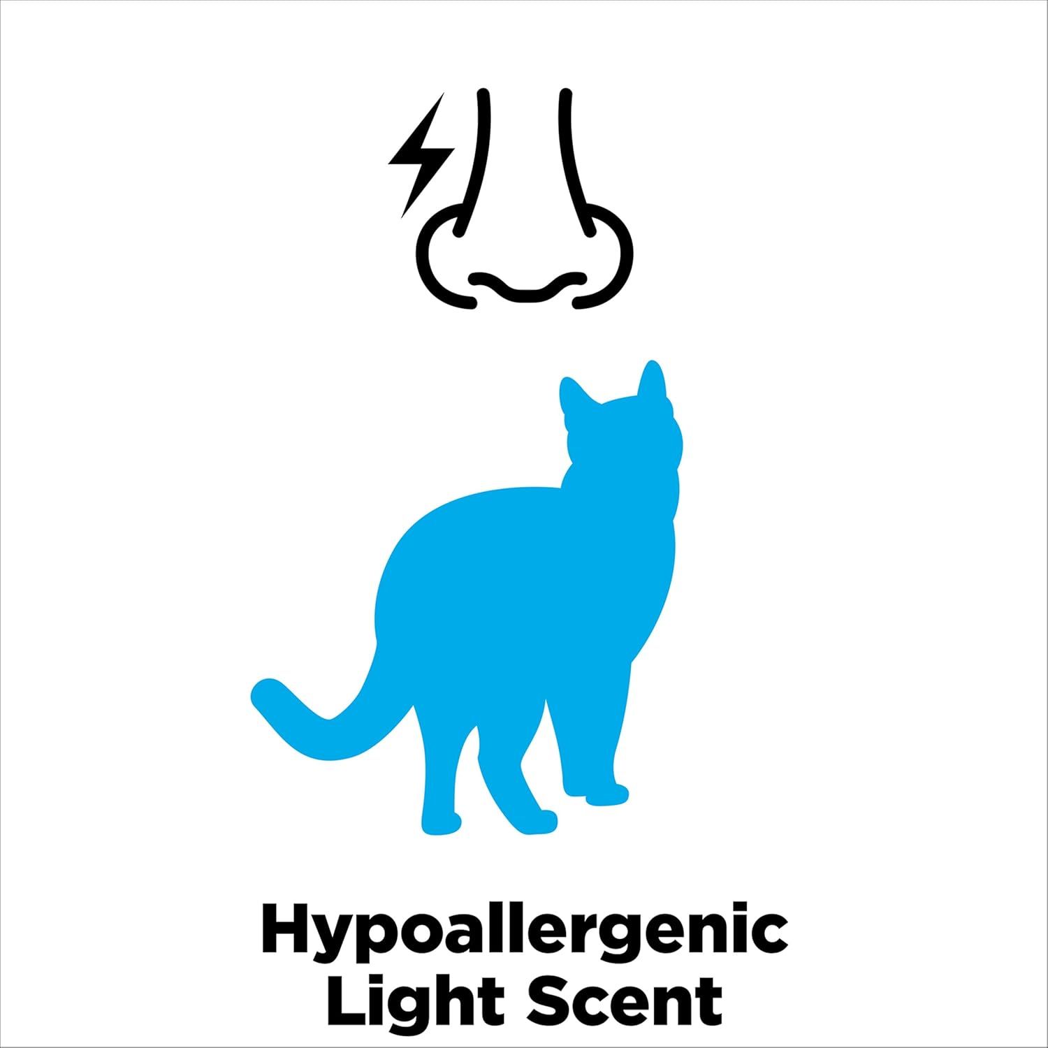 Communicates that the product is hypoallergenic and has a light scent, reassuring shoppers with sensitivities or those seeking gentle, non-irritating options…
