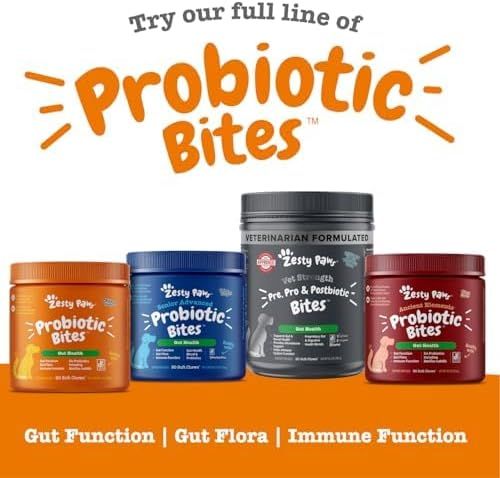 Showcases the brand's full line of Probiotic Bites products in different formulations, helping shoppers understand the variety of options available and encouraging them to explore the complete…