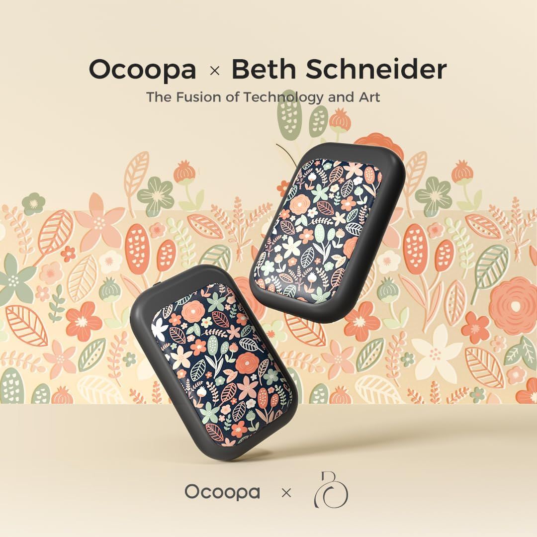 Highlights the brand collaboration between Ocoopa and Beth Schneider, emphasizing the fusion of technology and art to position the product as a premium,…