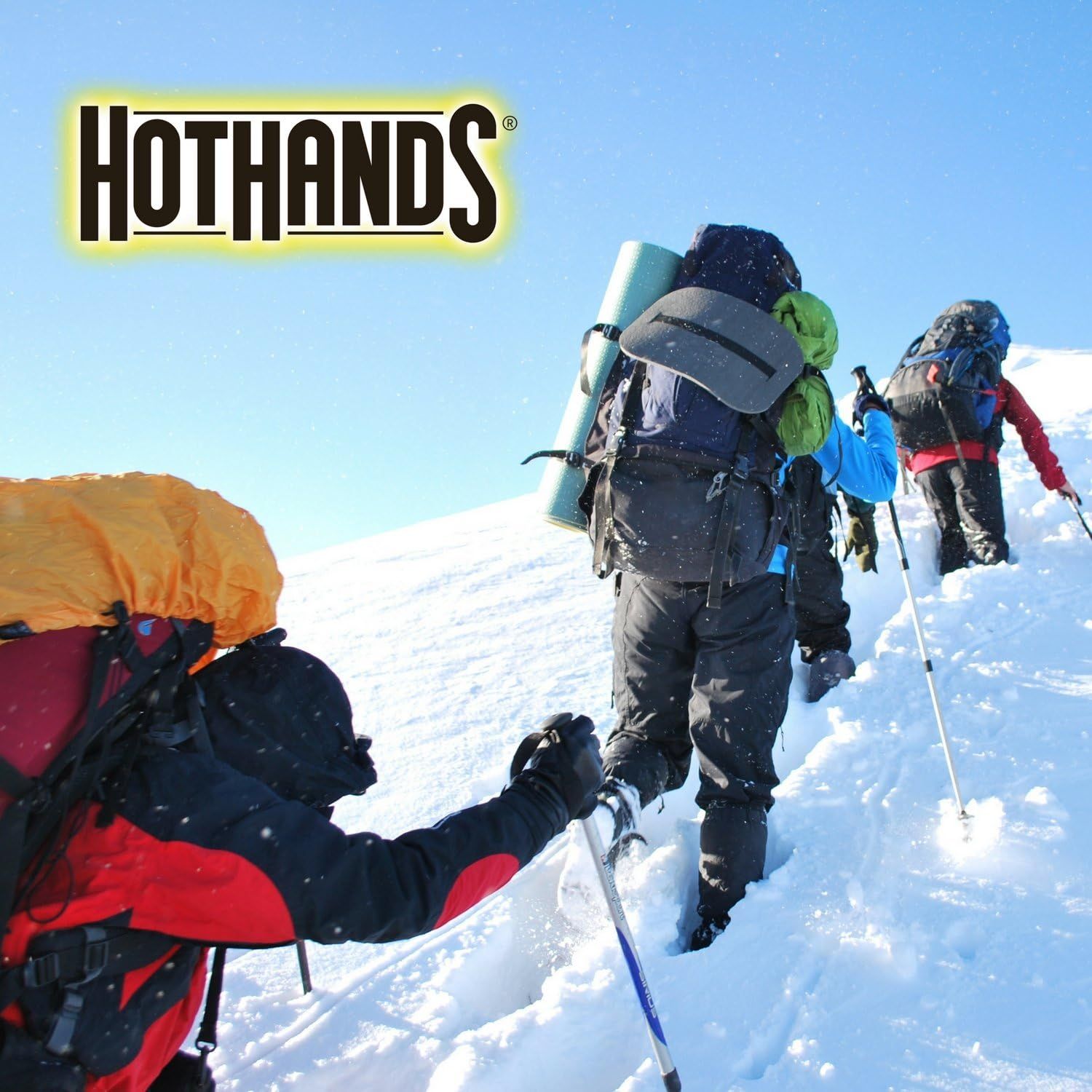 Establishes the HotHands brand identity and associates it with extreme outdoor adventure and mountaineering, building brand recognition and emotional…