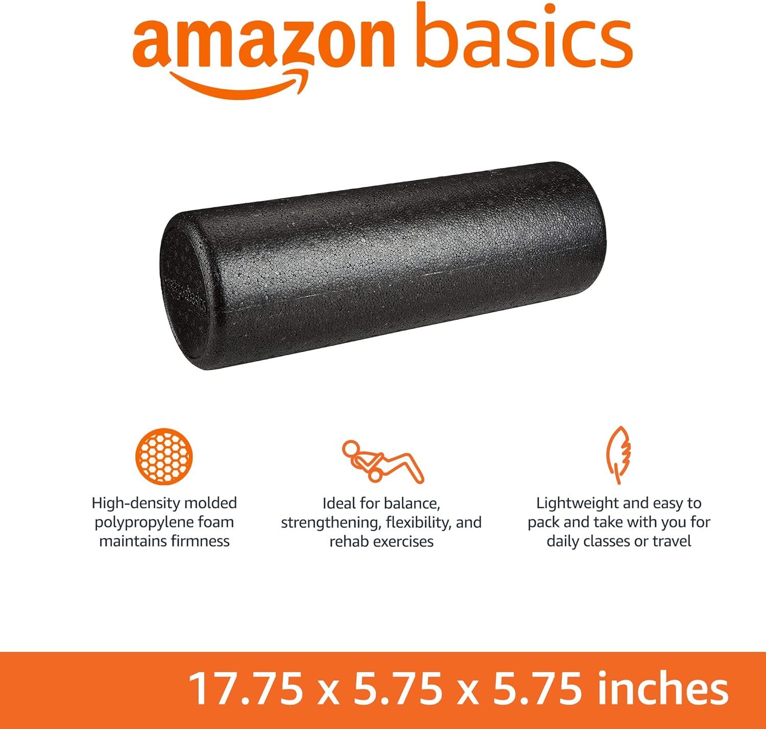 Communicates the exact physical dimensions of the foam roller to help shoppers understand its size and determine if it fits their needs and storage space.…