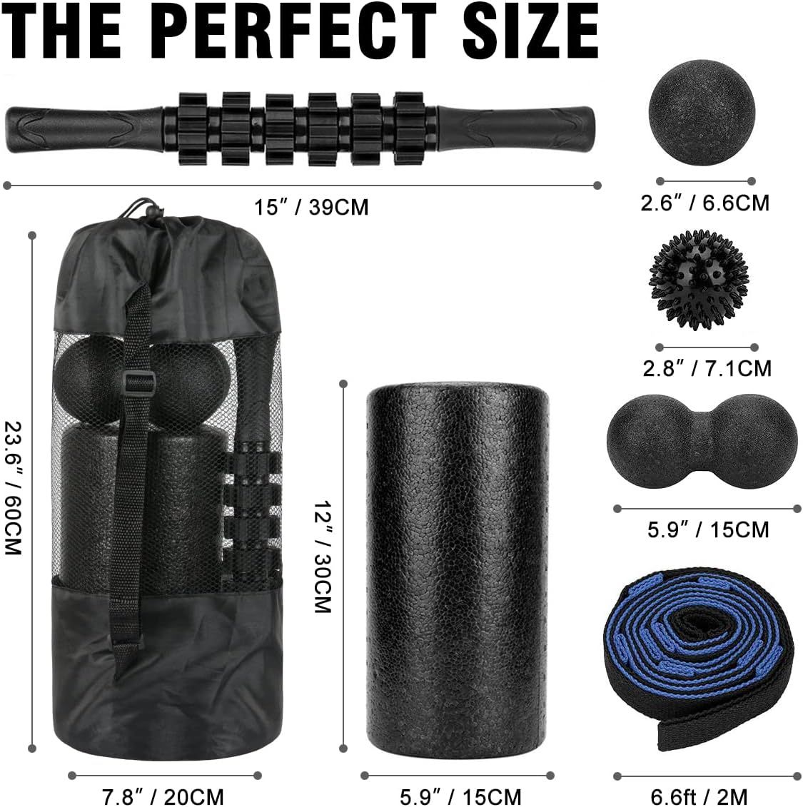 Shows the complete set of items included in the purchase, helping shoppers understand they're getting a full recovery kit with multiple tools and a storage…