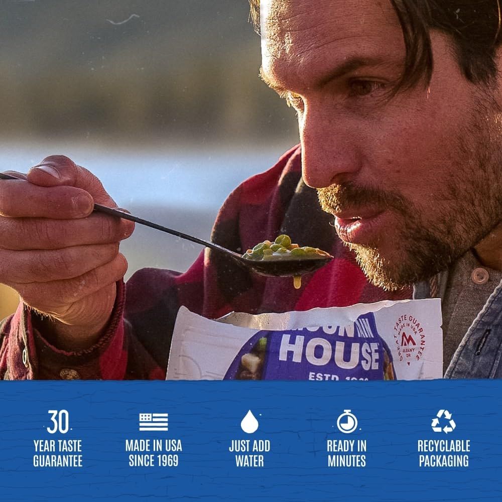 Communicates multiple key selling benefits in a segmented icon layout to reassure shoppers about quality, convenience, heritage, and sustainability.