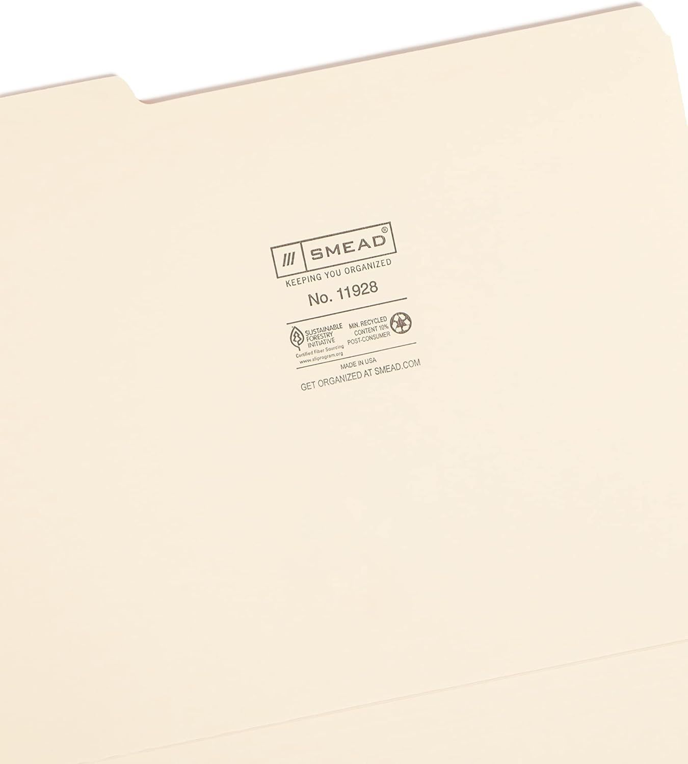 Communicates the product's environmental responsibility through sustainable forestry certification and recycled content, reassuring eco-conscious shoppers.
