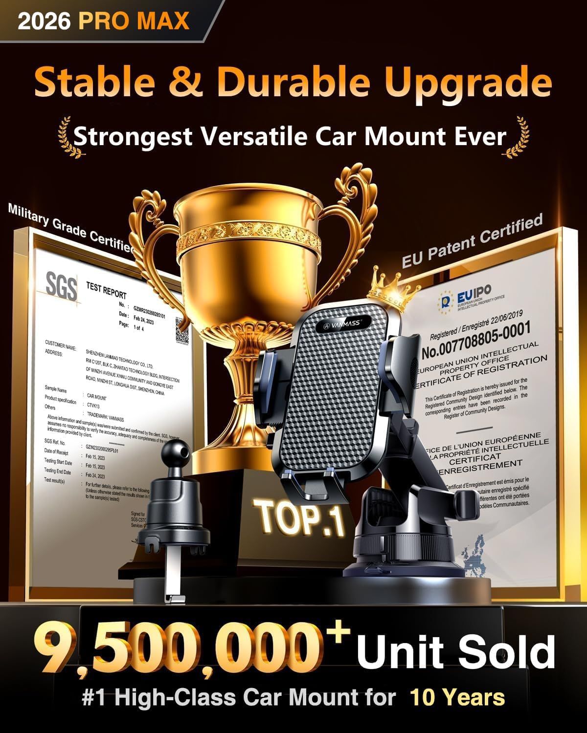 Communicates the product's market dominance and proven track record through impressive sales figures and longevity, building trust and credibility with shoppers. Highlights the product's…