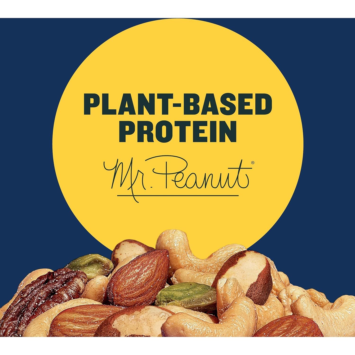 Highlights that the product is made with plant-based protein from peanuts and other nuts, appealing to health-conscious and vegan shoppers seeking natural…