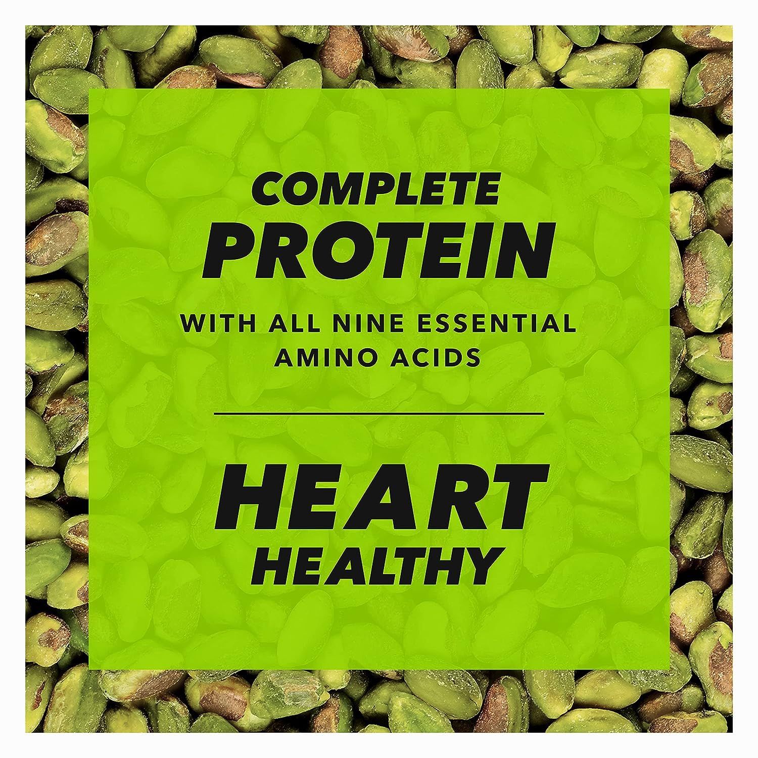 Communicates two distinct nutritional benefits of the product: that it provides complete protein with all nine essential amino acids, and that it supports…