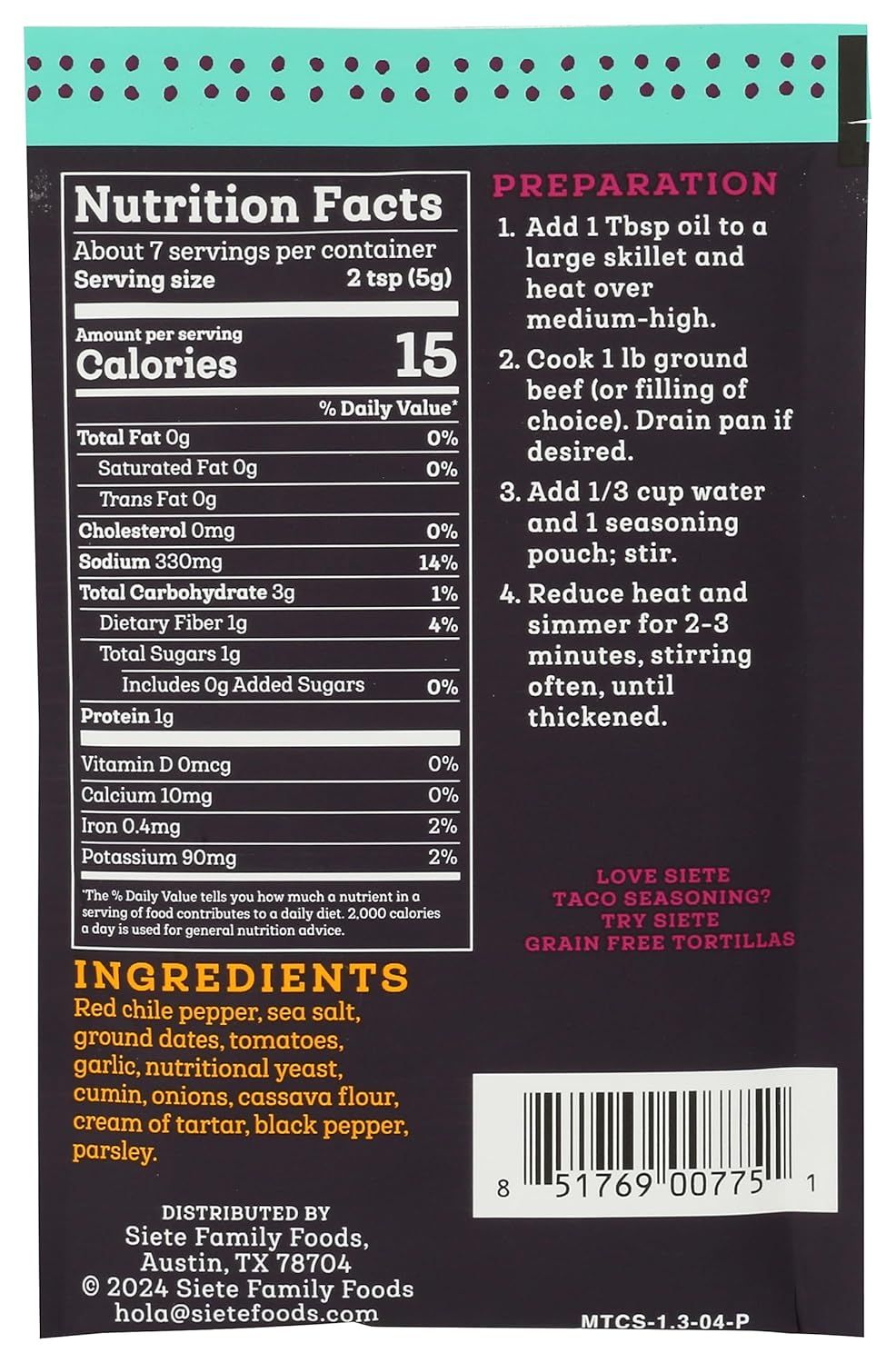 This image provides comprehensive product information including nutritional content, step-by-step cooking instructions, and ingredient transparency to help…