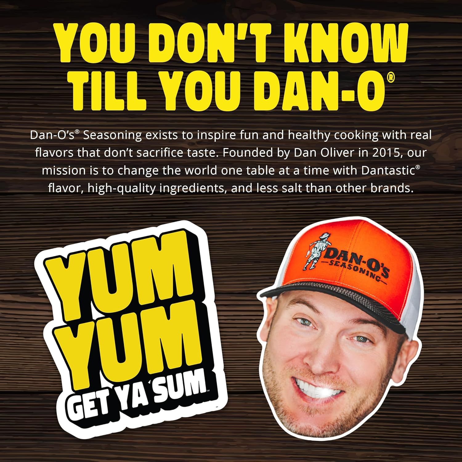 Communicates the brand's origin story, founder identity (Dan Oliver, 2015), and mission to build emotional connection and trust with shoppers through heritage…