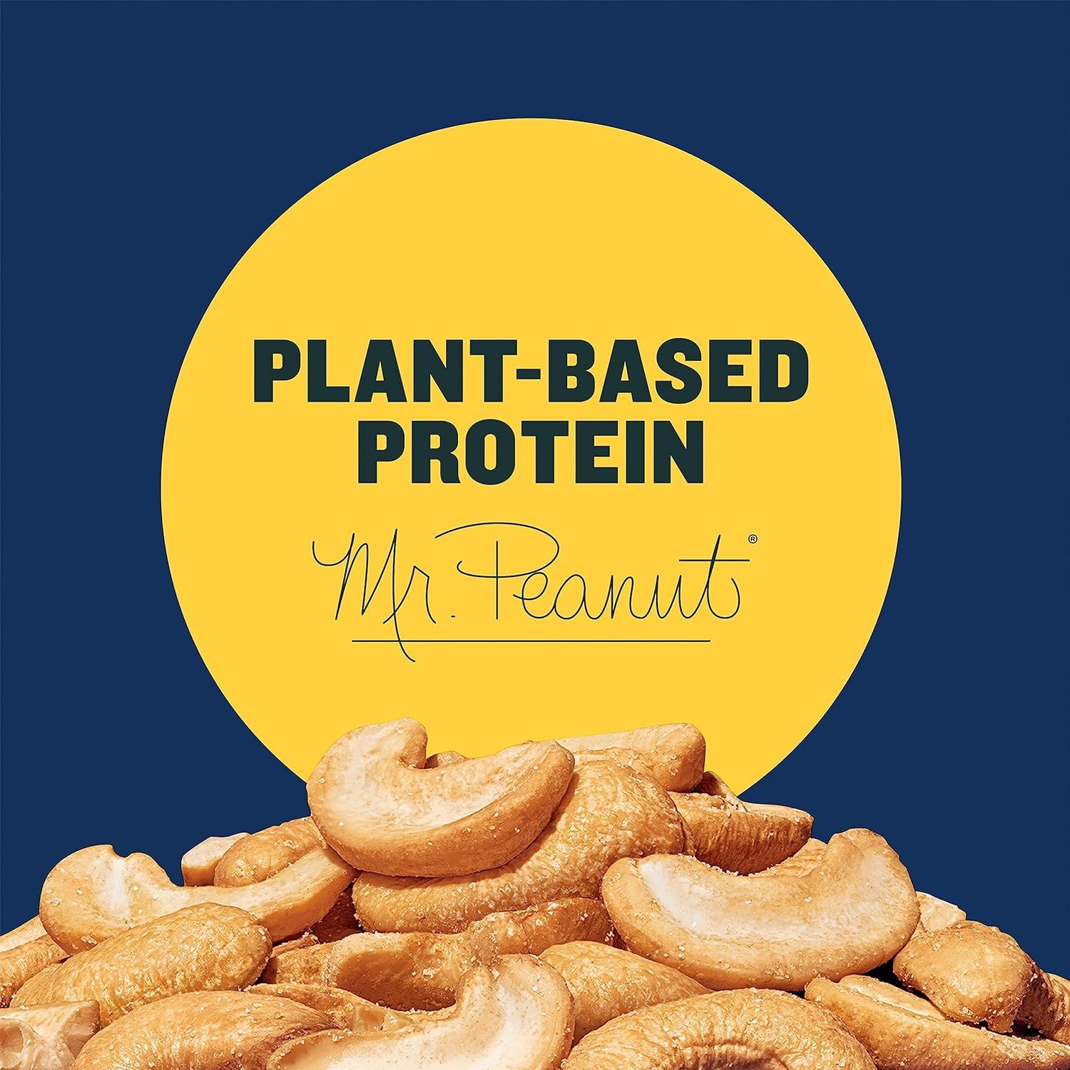 Highlights that the product contains plant-based protein from peanuts, appealing to health-conscious and plant-based diet shoppers.