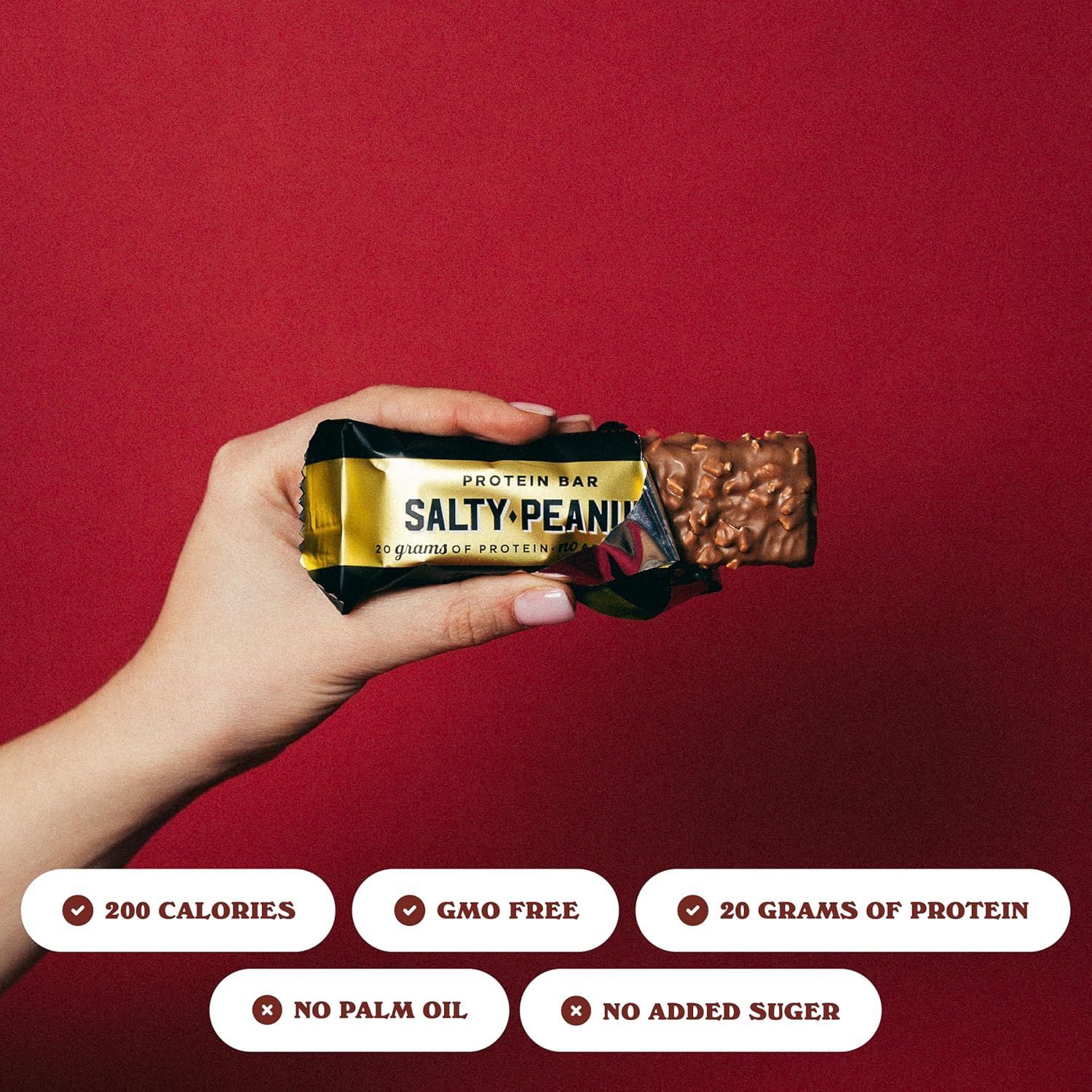 Communicates multiple nutritional benefits and clean ingredient claims to reassure health-conscious shoppers about the product's quality and nutritional…