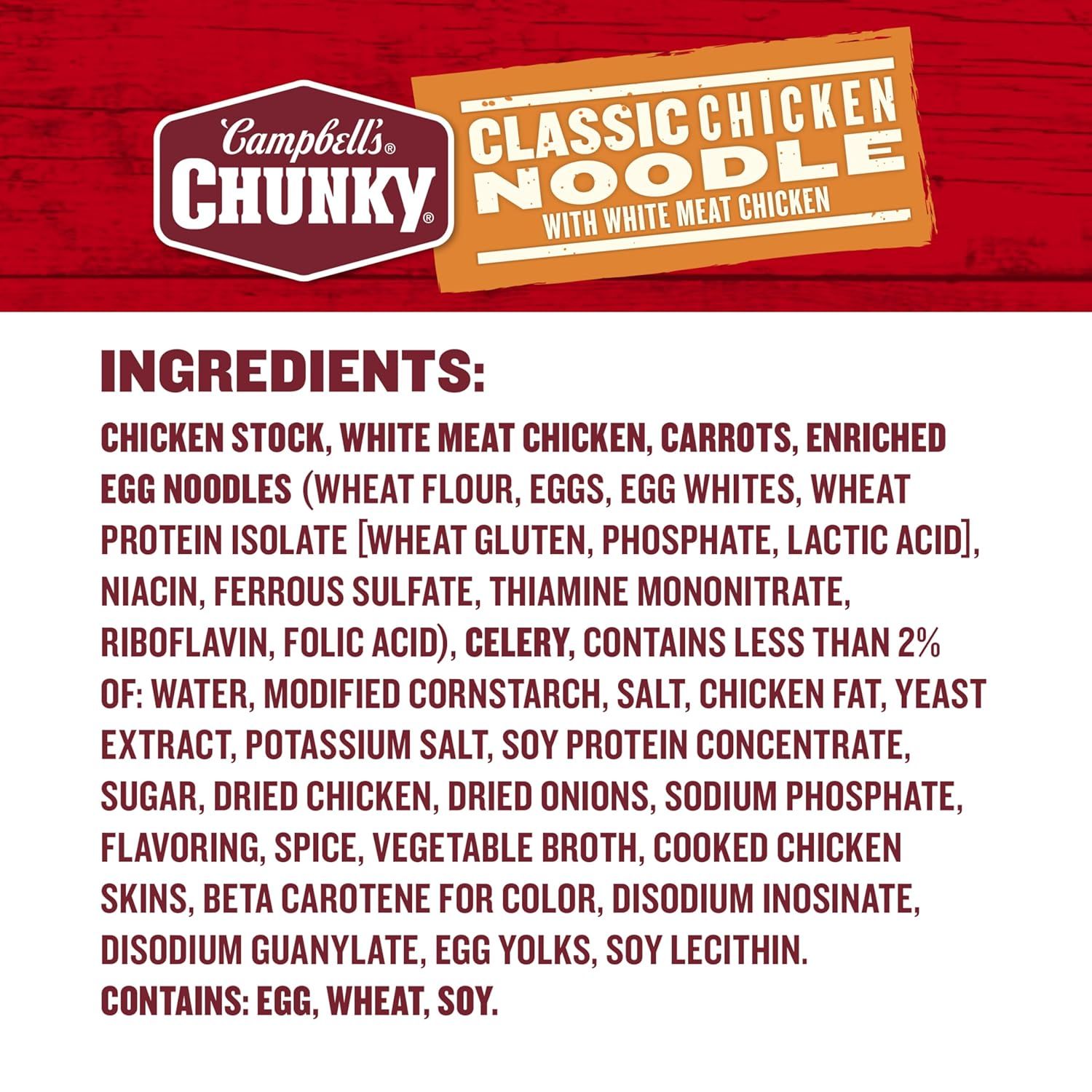 Provides complete transparency about what's inside the product, listing all ingredients and allergen information to help shoppers make informed dietary…