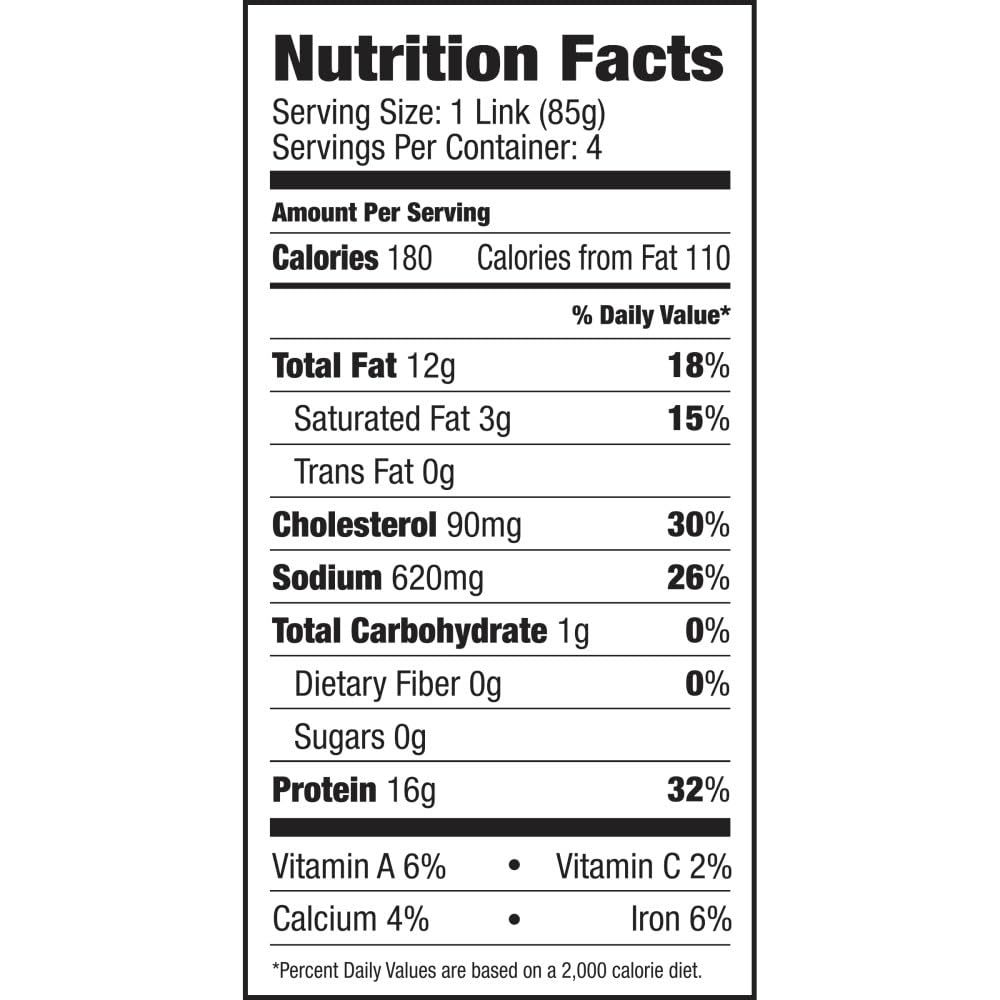 Provides comprehensive nutritional information to help shoppers make informed dietary decisions and understand the product's health profile, including…
