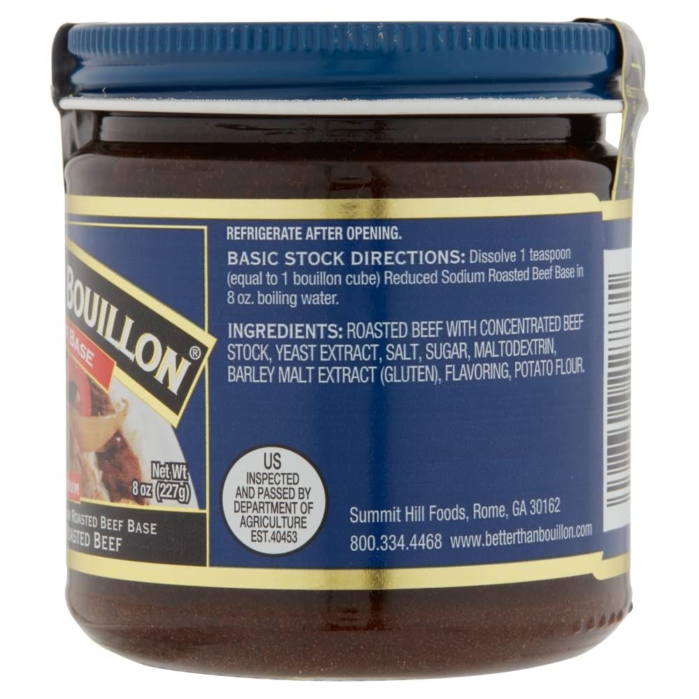 Provides a clean, catalog-style view of the product jar showing the back label with ingredients, directions, and company information for shopper reference.