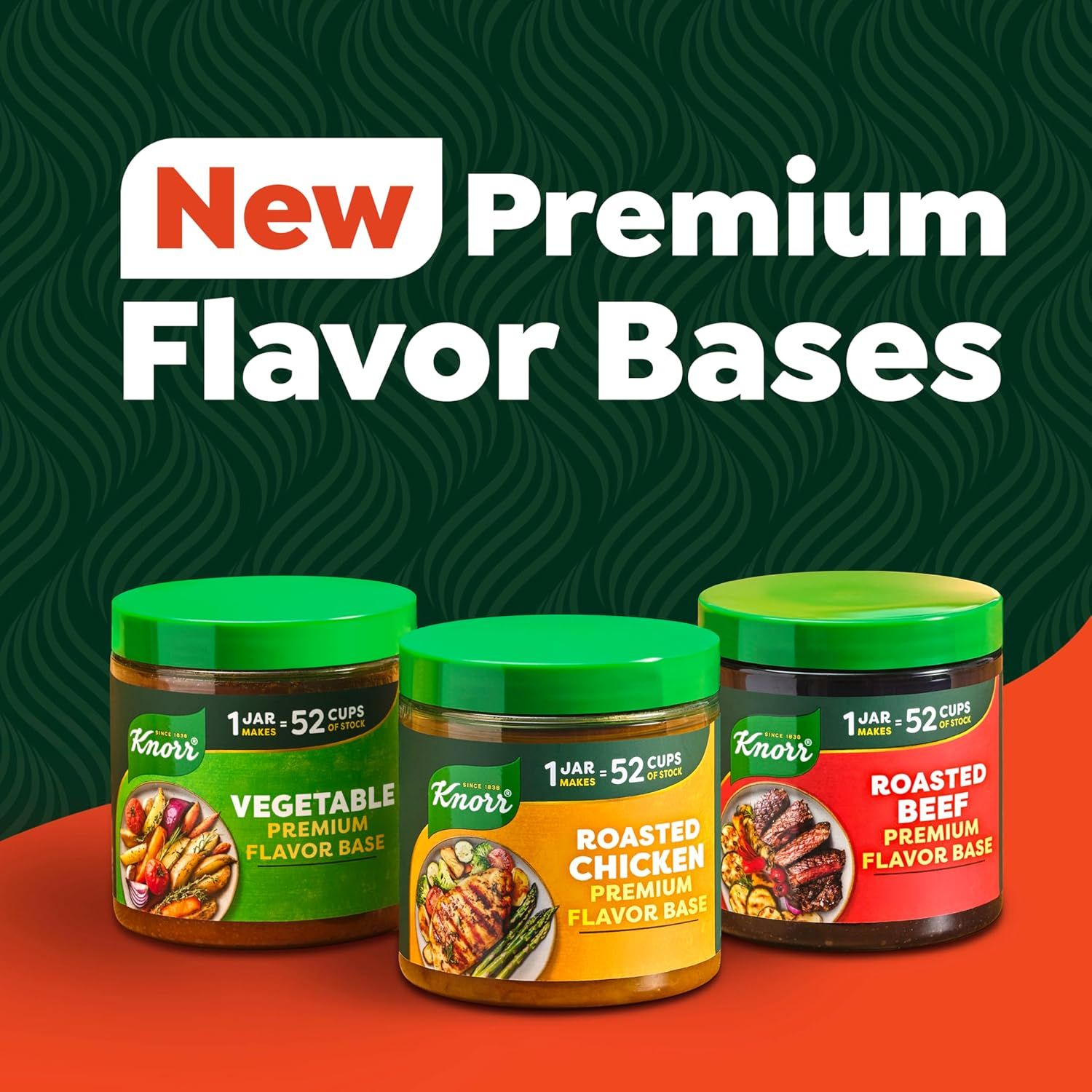 Showcases the brand's new product lineup of premium flavor bases in three varieties (Vegetable, Roasted Chicken, and Roasted Beef) to inform shoppers about…