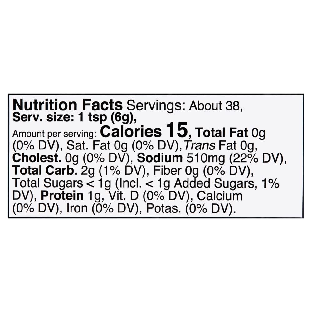 Provides detailed nutritional information to help shoppers make informed dietary decisions and understand the product's nutritional profile.