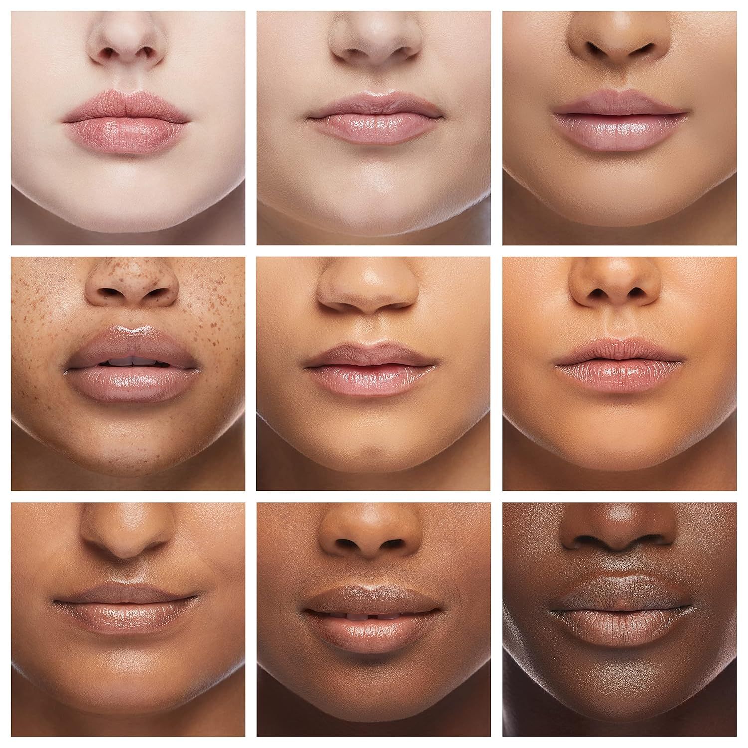 Demonstrates the product's versatility across diverse skin tones, reassuring shoppers that the product works for all complexions and promoting inclusivity.