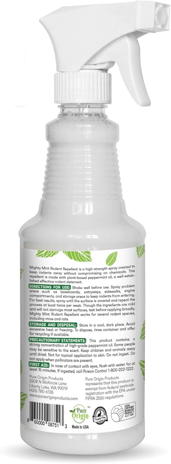 Provides a clean, catalog-style view of the product showing the spray bottle and its label details for shoppers to see packaging and branding.