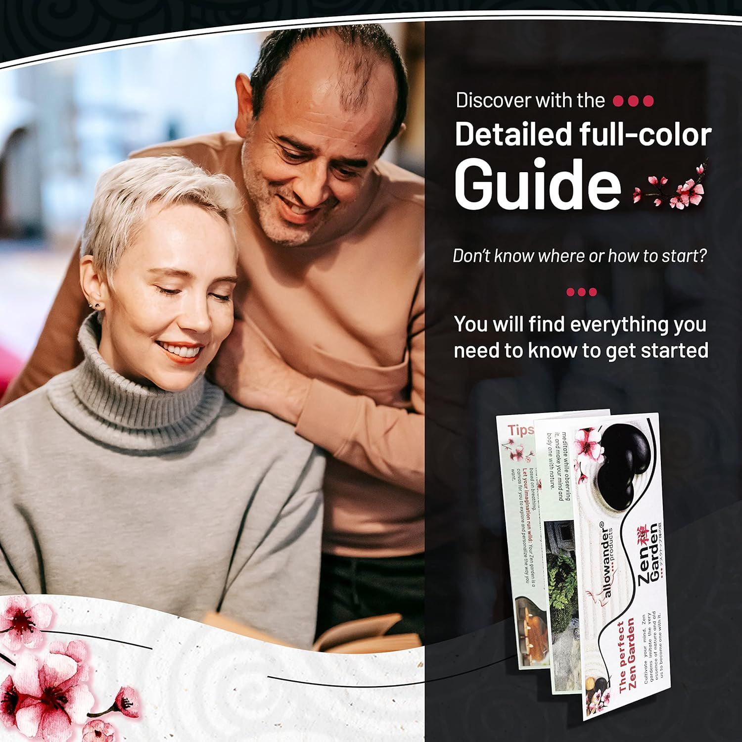 Communicates that the product includes a comprehensive instructional guide to help new users get started with confidence and ease.