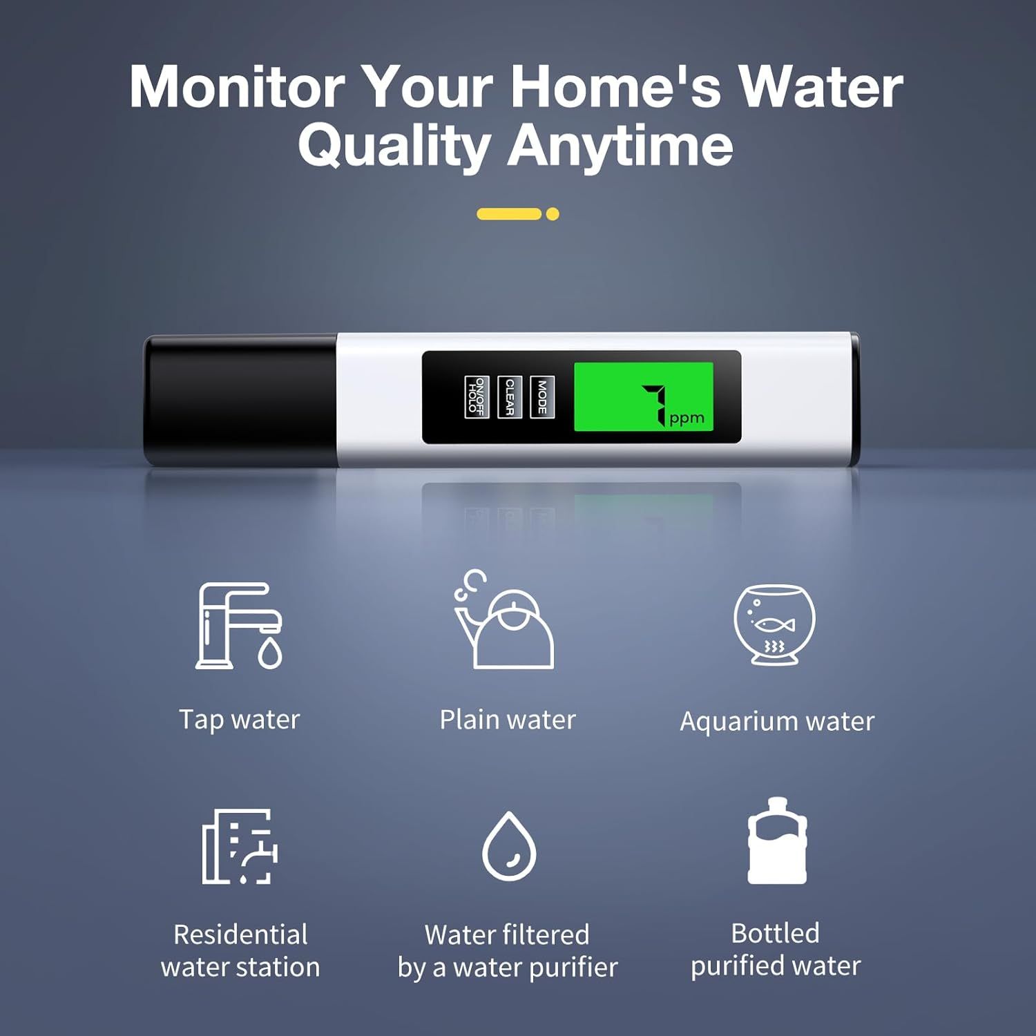 Demonstrates the versatility of the water quality monitor by showing it can be used across six different water sources and environments, from tap water to…