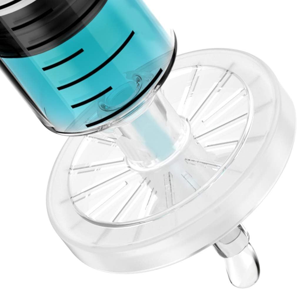 Displays the product and its juicer attachment component in a clean, catalog-style format to show what the customer receives and how the parts fit together.