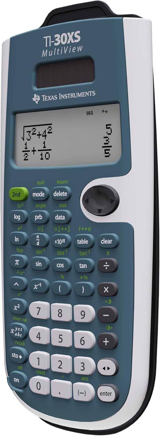 Displays the calculator product on a clean white background to provide a clear, catalog-style view of the item without distractions.