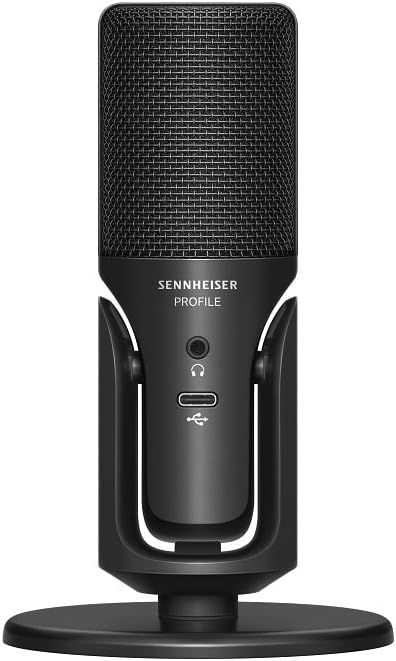 Provides a clean, catalog-style view of the Sennheiser Profile microphone on a pure white background with no text or design elements, allowing shoppers to see the product clearly.