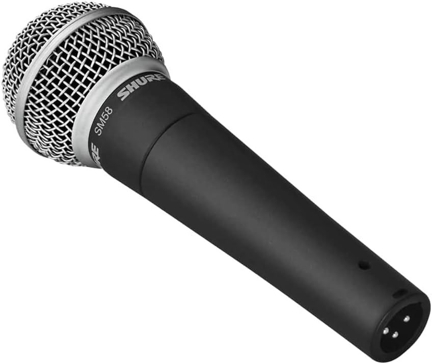 Provides a clean, catalog-style view of the microphone on a white background to show the product clearly without distractions.