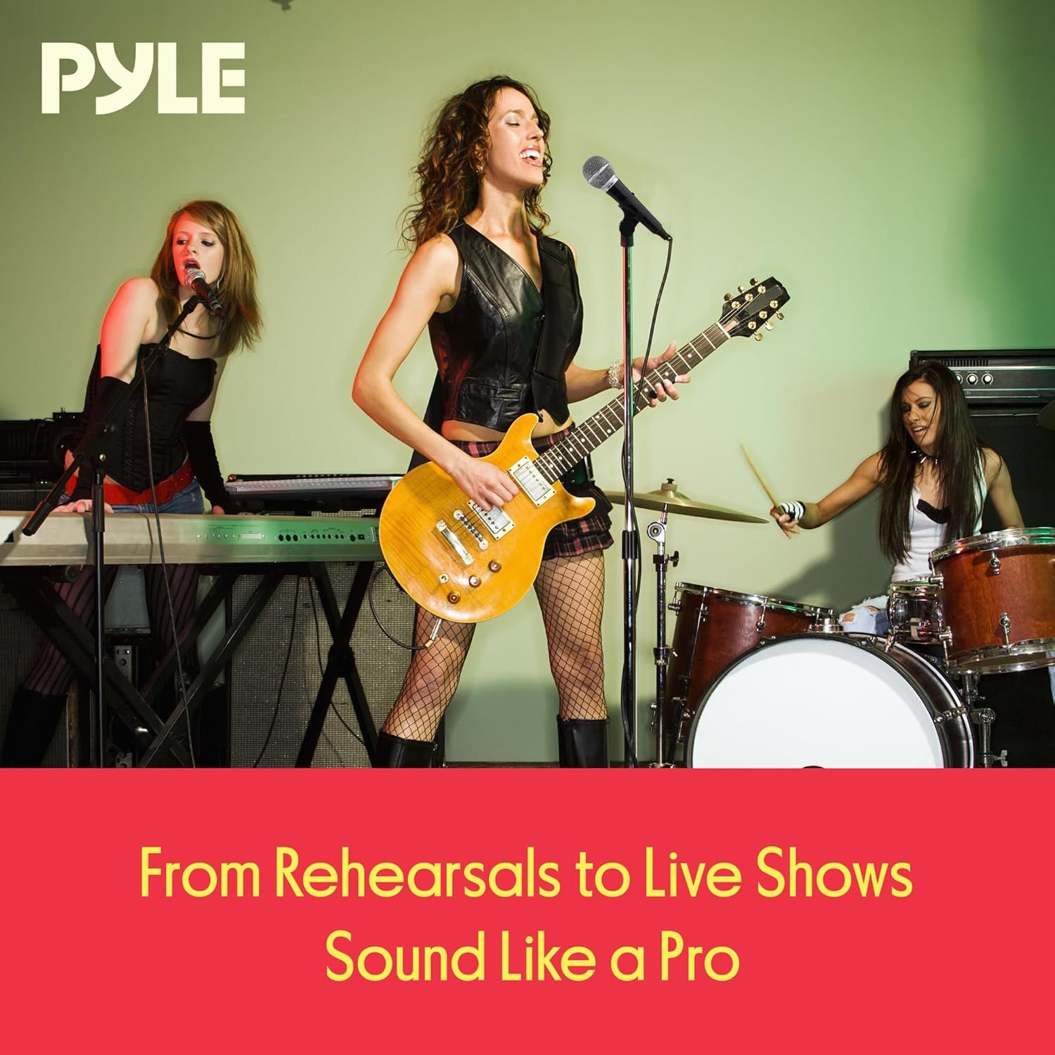 Demonstrates the product's versatility across multiple use cases—from practice sessions to professional live performances—reassuring musicians that it delivers professional sound quality in any…