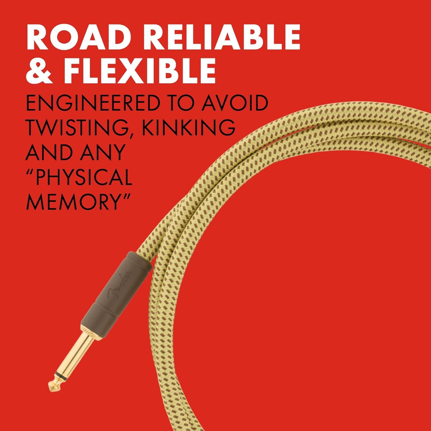 Communicates that the cable is engineered to be flexible and reliable, avoiding twisting and kinking issues to reassure shoppers of its durability and…