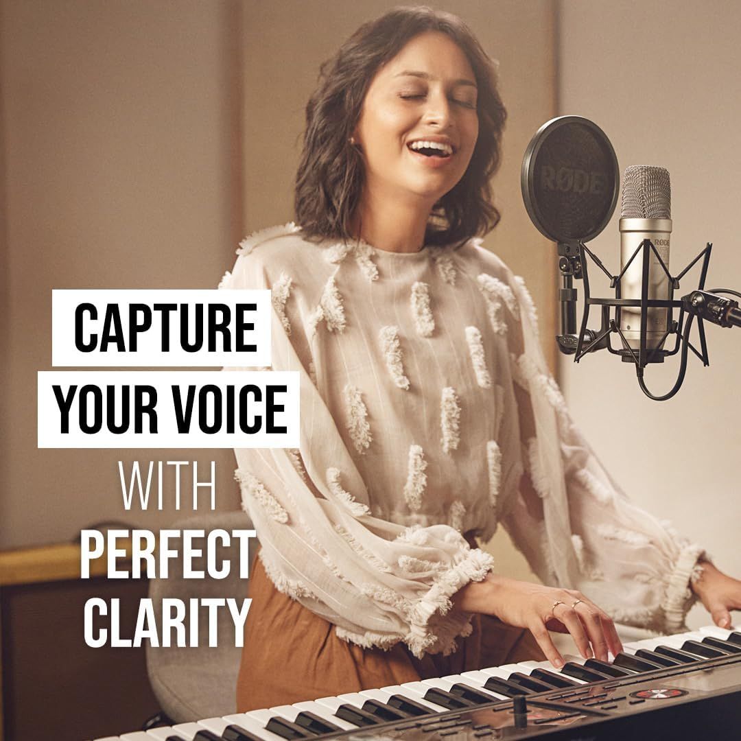 Communicates that the microphone delivers perfect clarity for voice recording, reassuring musicians, podcasters, and content creators of professional-quality…