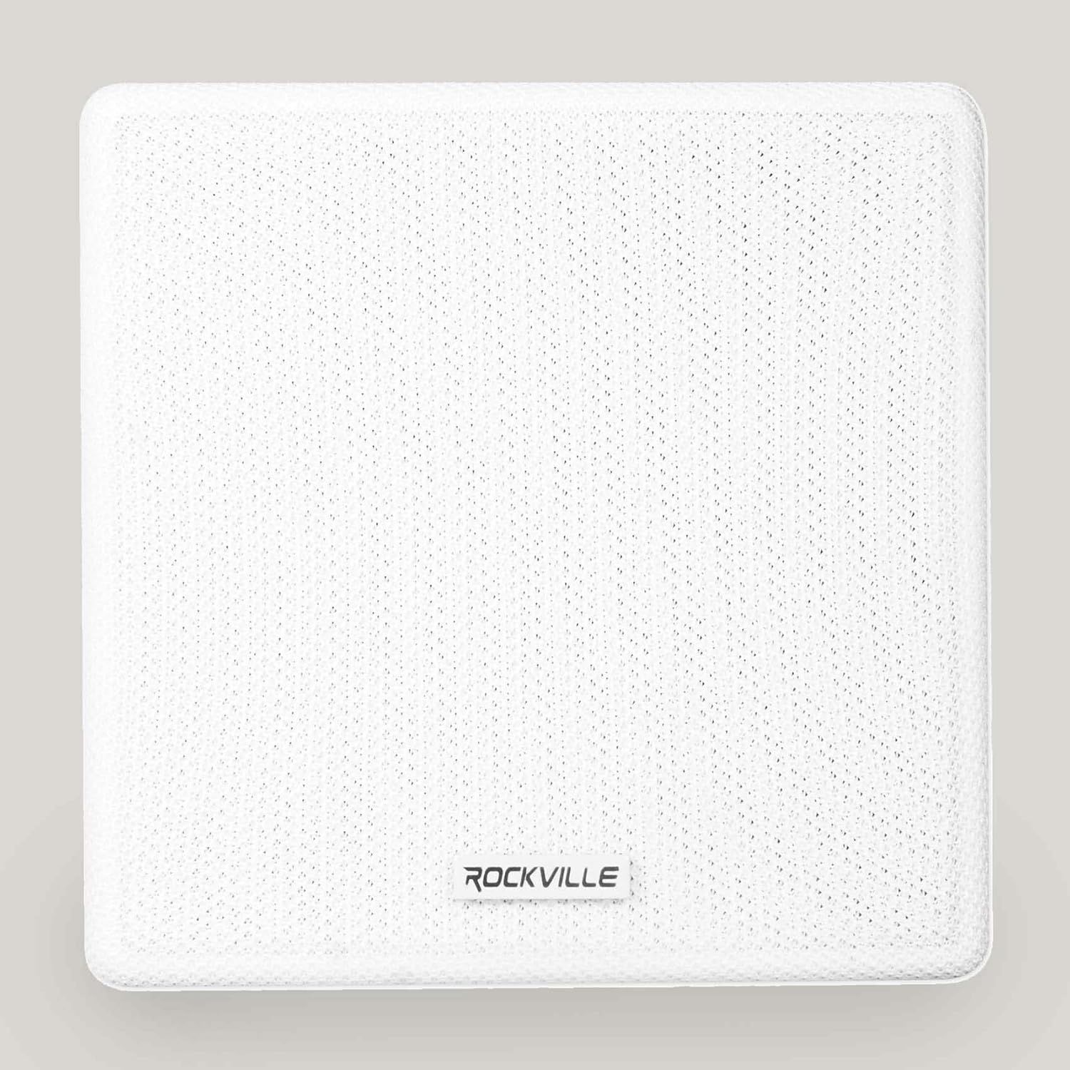 Provides a clean, catalog-style view of the product showing its white perforated design and brand logo without distractions.