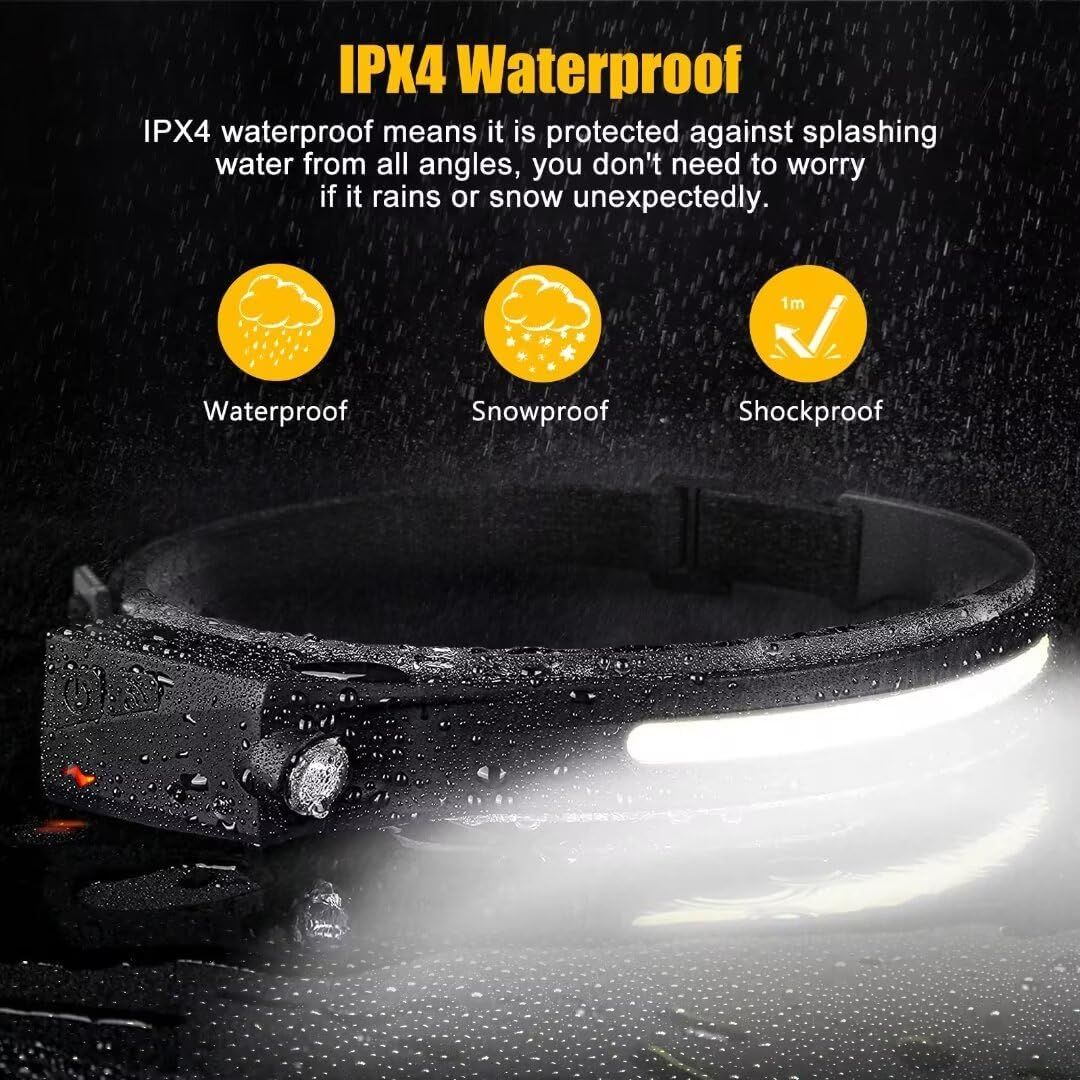 Communicates multiple protective features of the product (waterproof, snowproof, and shockproof) to reassure shoppers that it can withstand harsh weather…