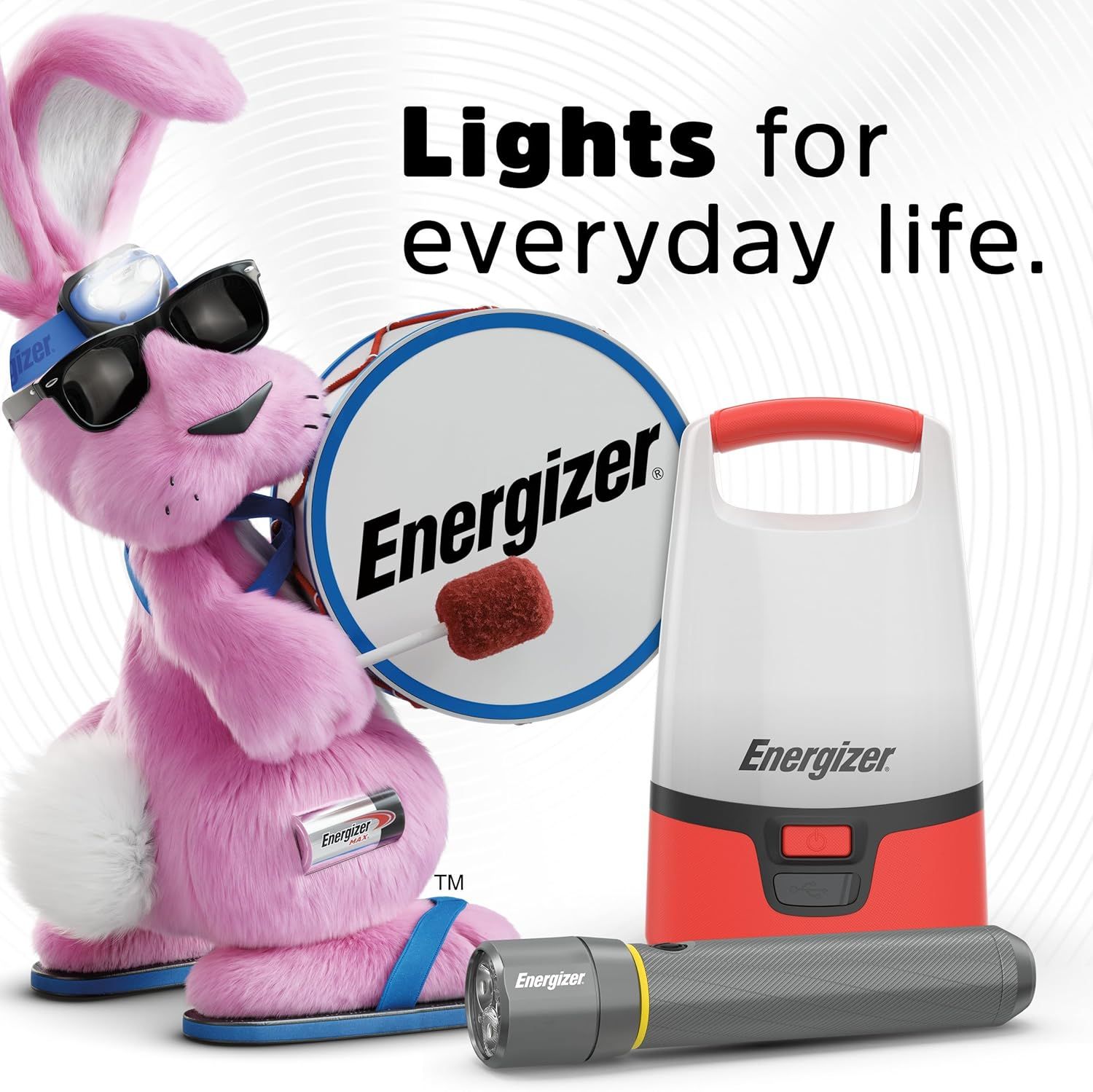 Showcases the Energizer brand's product portfolio of lighting solutions using the iconic Energizer Bunny mascot to build brand recognition and emotional…