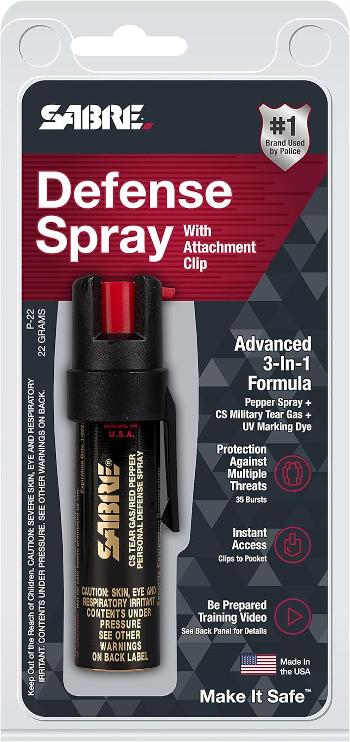 Communicates multiple distinct benefits of the defense spray including its advanced formula, multi-threat protection, pocket clip convenience, and training…