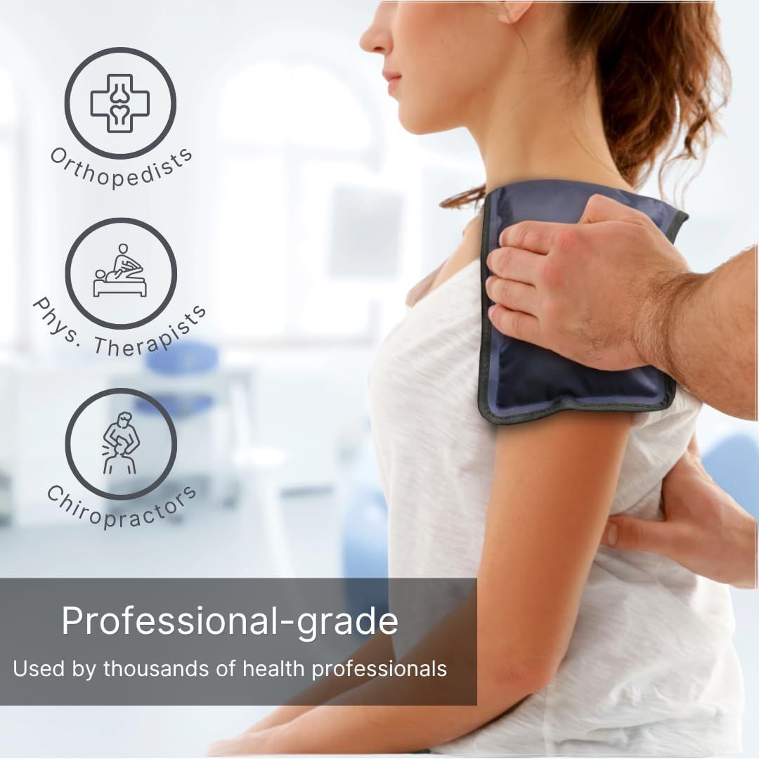 Builds credibility and trust by showing that the product is professional-grade and used by orthopedists, physical therapists, and chiropractors. Communicates that the product is professional-grade…
