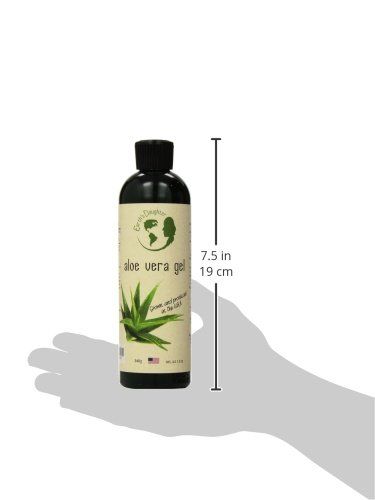 Shows the physical height of the bottle (7.25 inches / 19 cm) using a reference hand and measurement arrow to help shoppers understand the product's actual size.