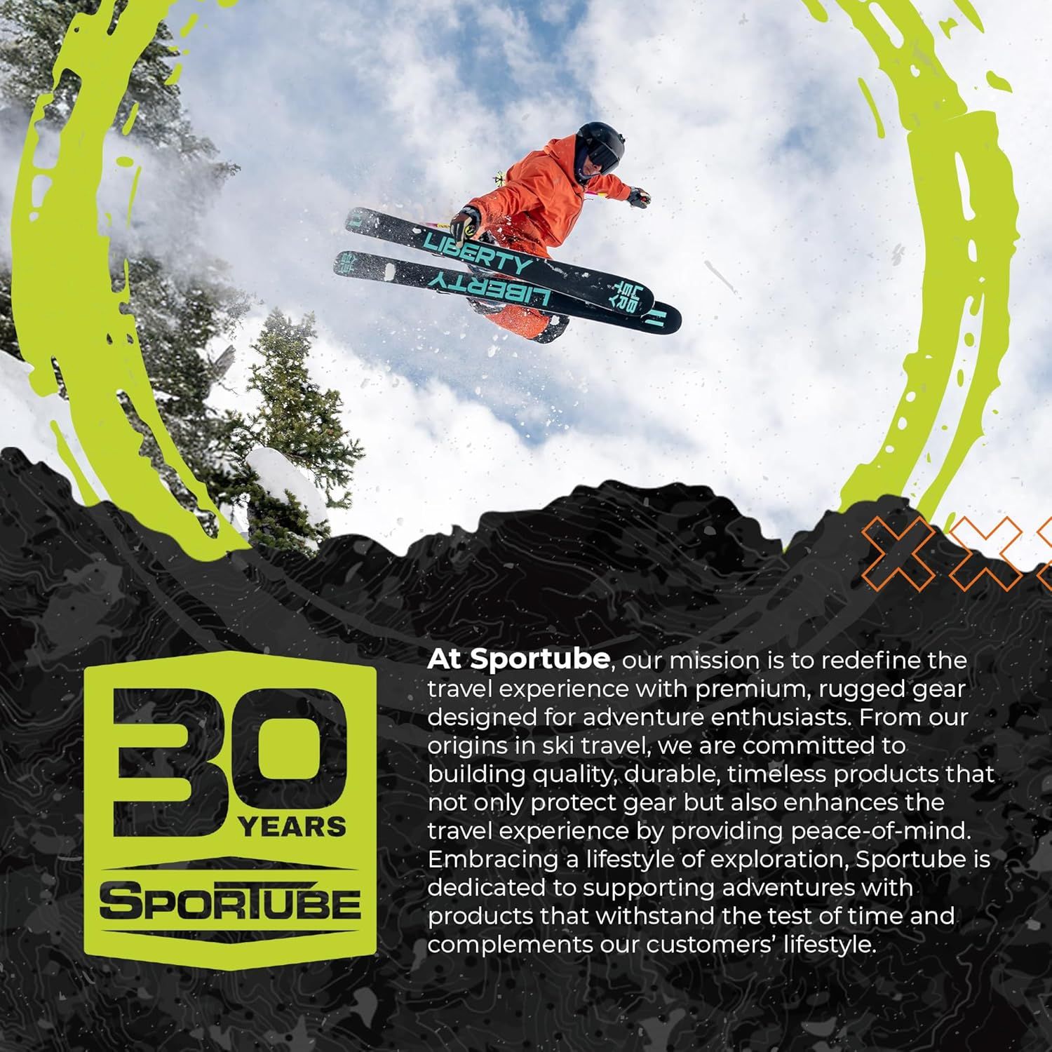 Communicates the brand's 30-year heritage and mission to build trust and emotional connection with adventure enthusiasts by highlighting their commitment to…