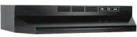 Provides a clear, unobstructed view of the range hood from the front angle to show its design and appearance.