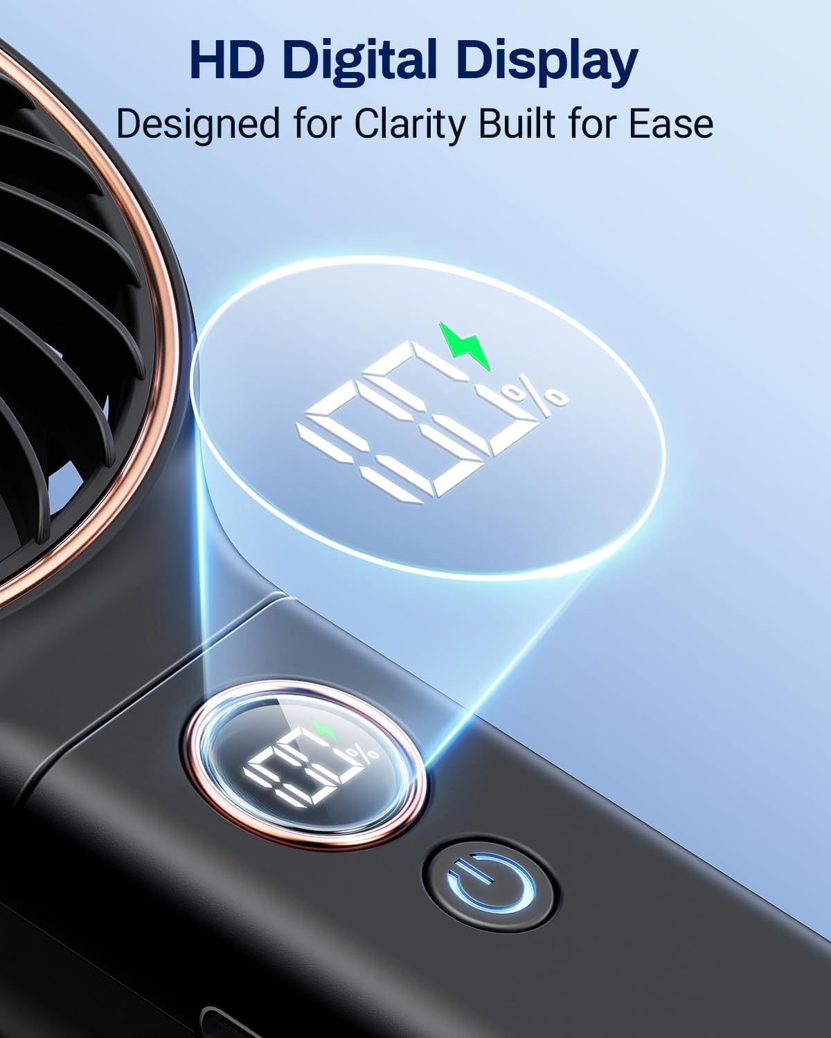 Highlights the product's HD digital display feature, emphasizing its clarity and user-friendly design to reassure shoppers that the device is easy to read and…