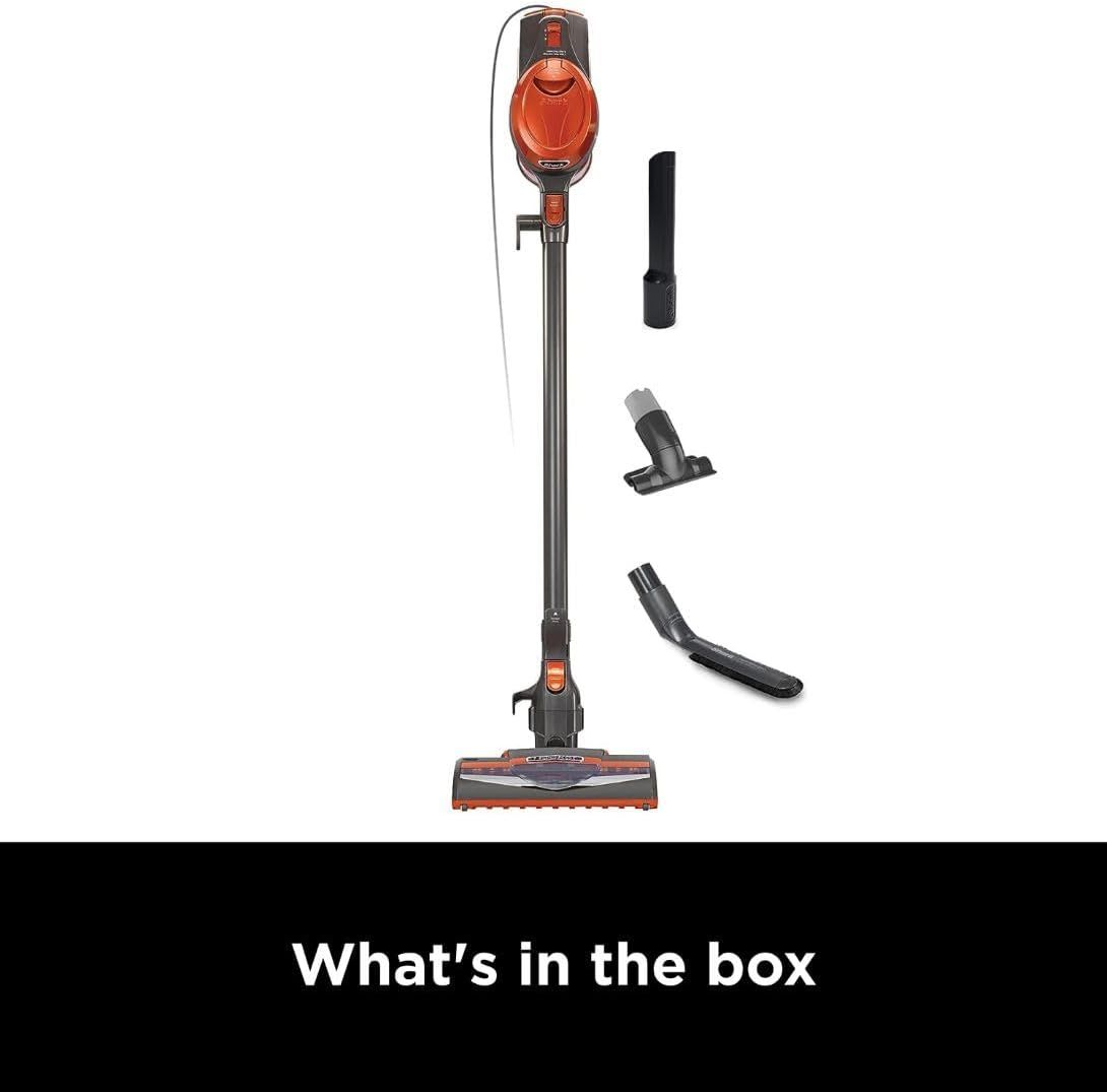 Shows the customer everything included in the purchase: the main vacuum unit plus all accessory attachments, reassuring them of the complete package value.