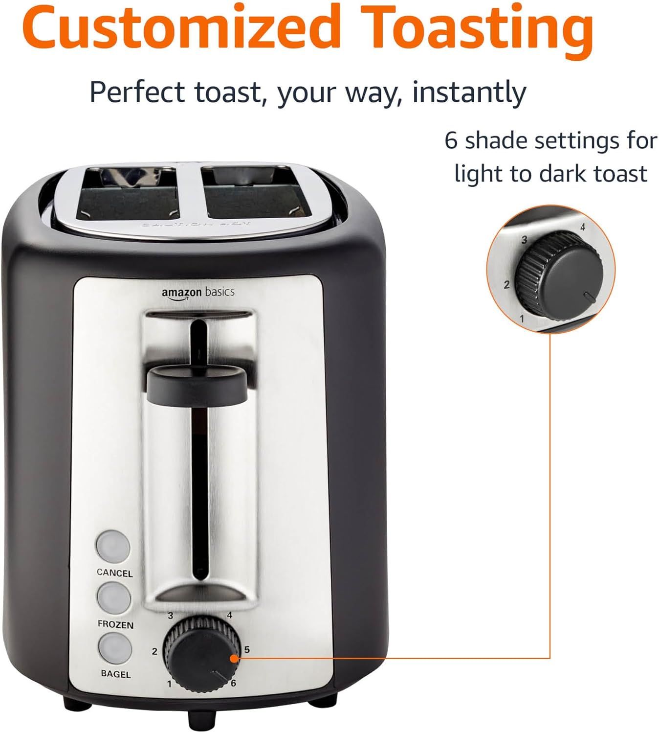 Highlights the physical controls and customization features of the toaster, showing shoppers how to adjust toast darkness and use specialty functions.…