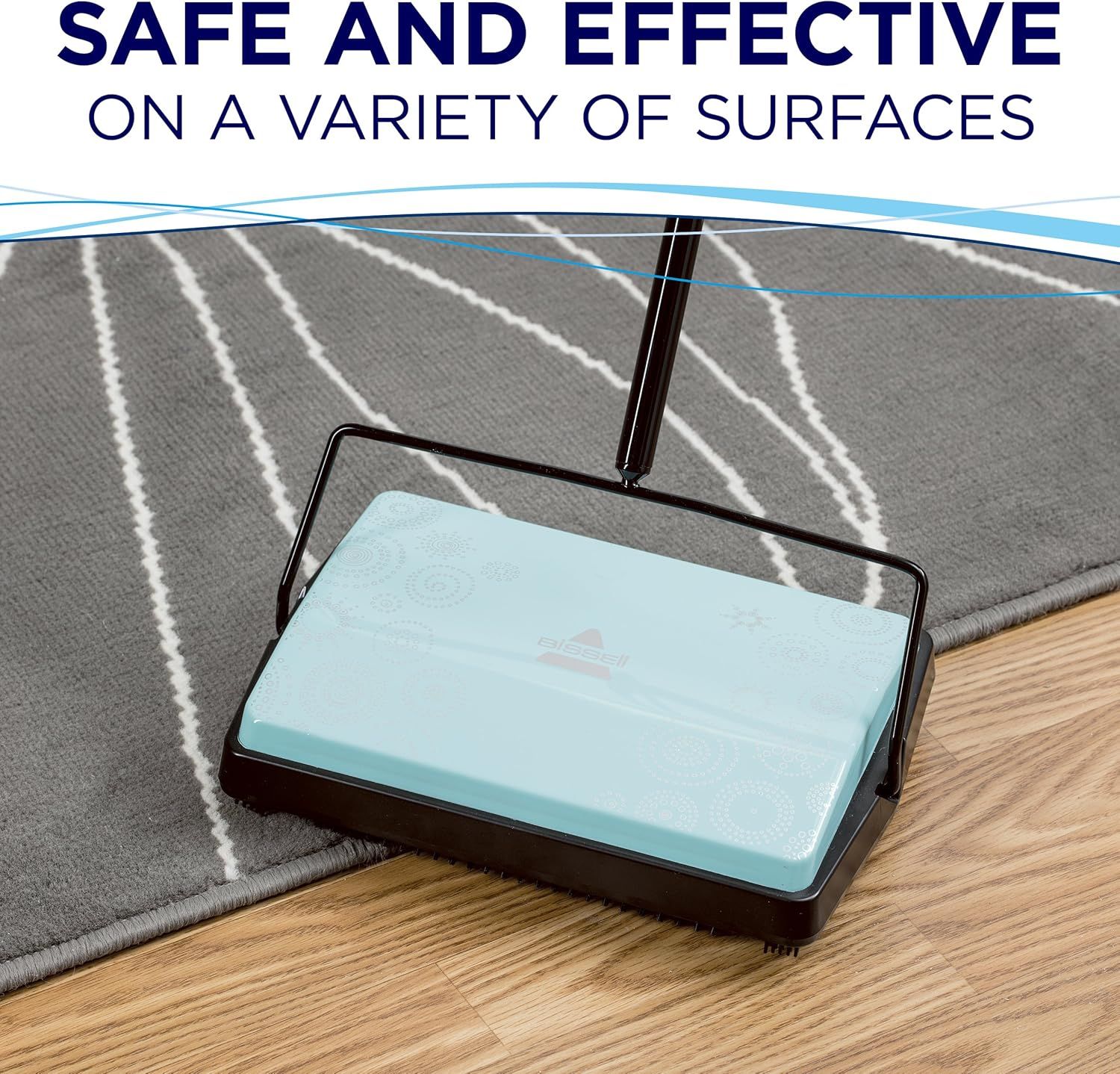 Demonstrates that the product works safely and effectively across multiple floor types (carpet, rug, hardwood) to reassure shoppers of its versatility.…