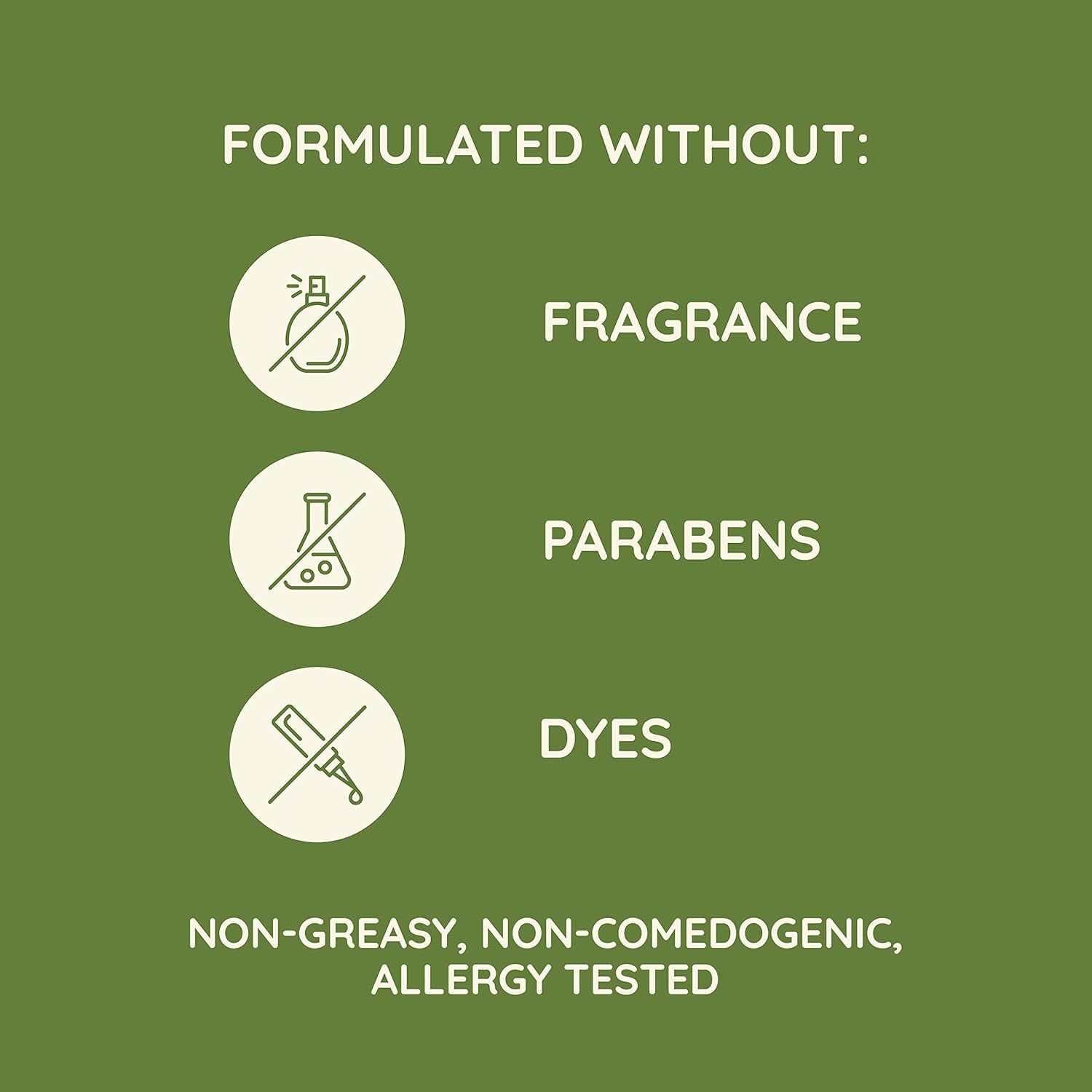 Communicates that the product is formulated without potentially harmful or irritating ingredients and has been allergy tested, reassuring shoppers with sensitive skin or ingredient concerns.