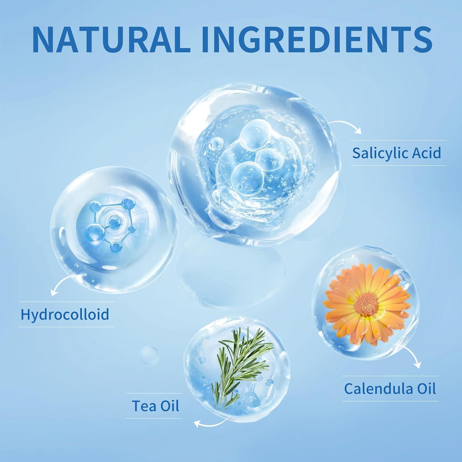 Highlights the product's multiple natural ingredients to reassure shoppers about the formulation's quality and effectiveness.
