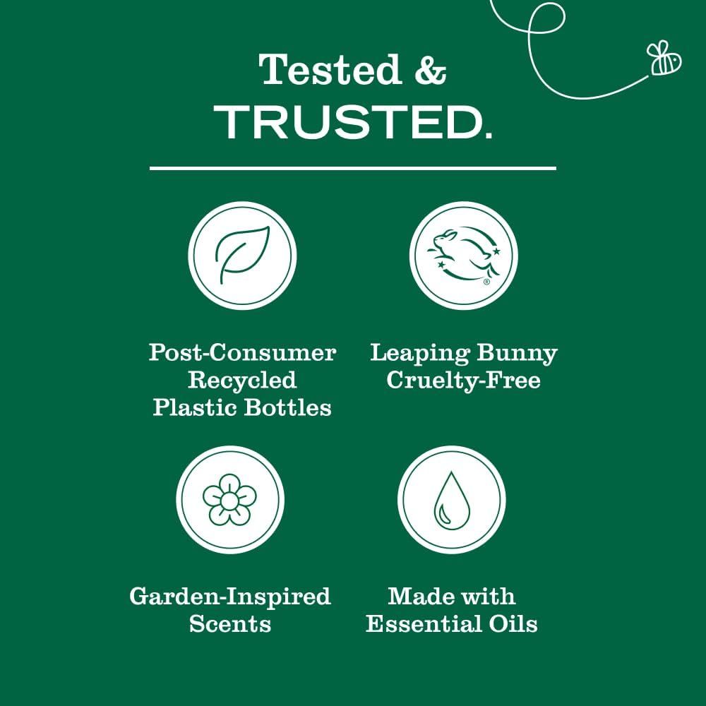 Communicates multiple brand values and product attributes in a segmented layout to reassure shoppers about sustainability, ethical sourcing, and natural…