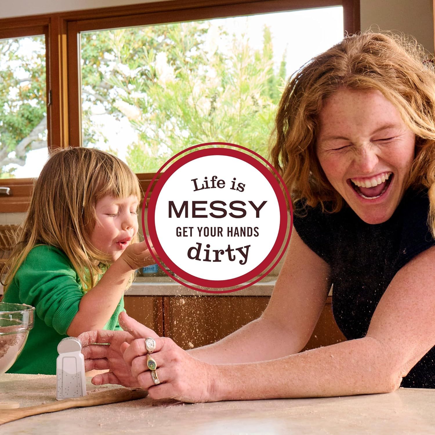 Communicates that the product encourages hands-on, messy play and family bonding experiences, appealing to parents looking for interactive activities with…