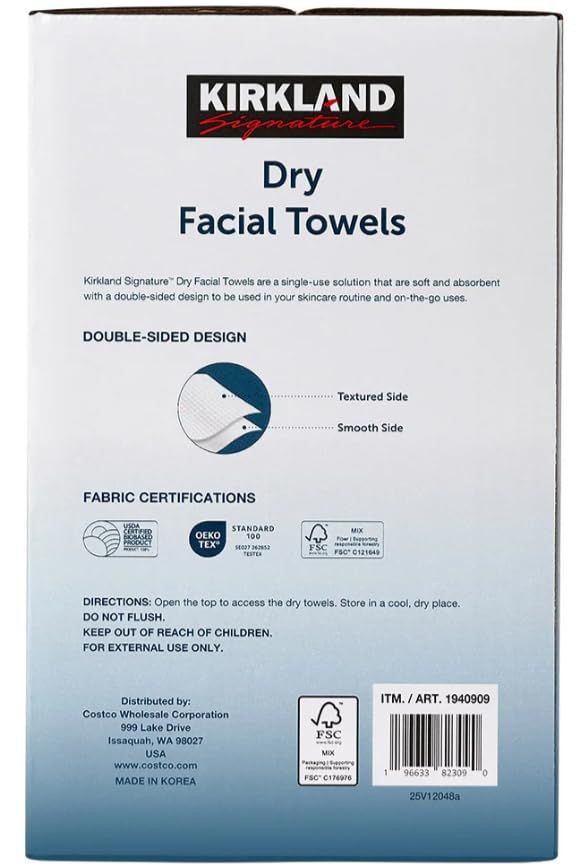 Communicates multiple product benefits including the dual-texture design, safety certifications, and convenience of single-use towels to reassure shoppers of…