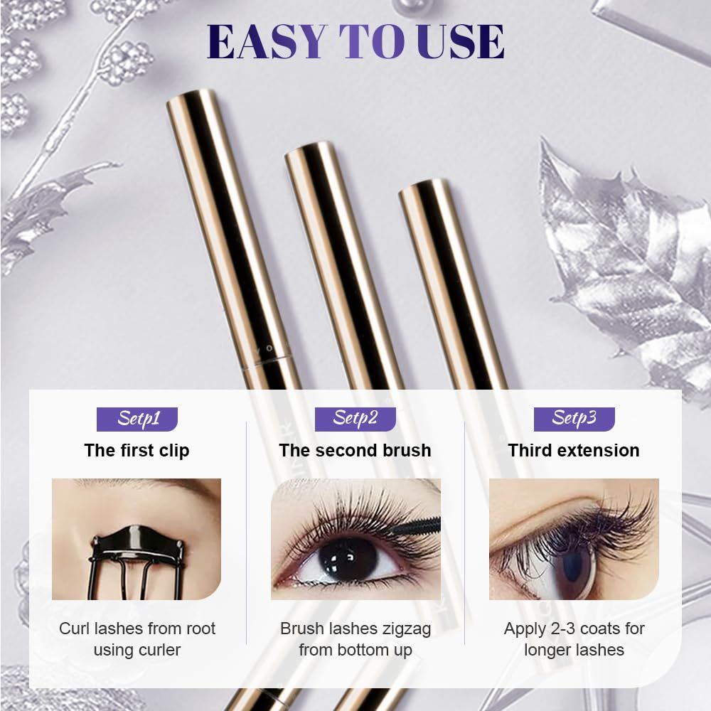 Demonstrates the step-by-step process for applying mascara correctly, reassuring shoppers that the product is easy to use and will deliver professional-looking results.